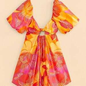 FARM Rio Summer Garden Ombre Mini Dress